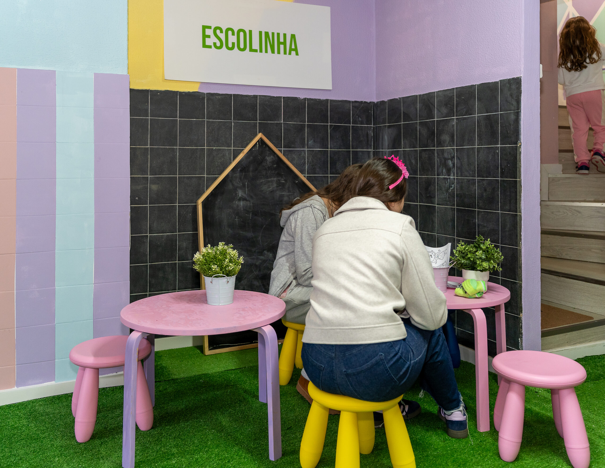 Área educativa e lúdica para crianças no Boomerang Land